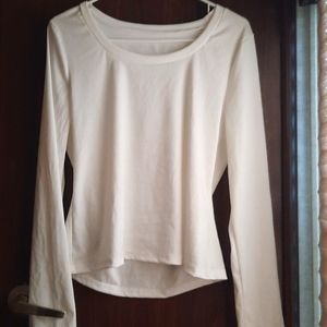 White rubber long sleeve